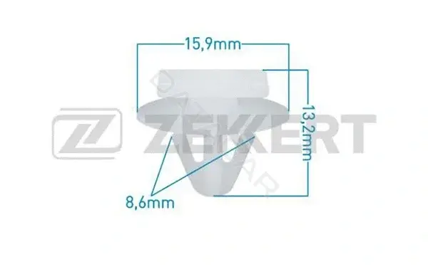Клипса молдинга ZEKKERT BE-2145