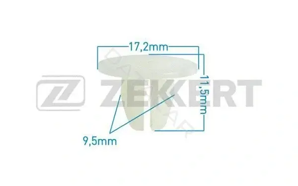 Клипса молдинга ZEKKERT BE-2180