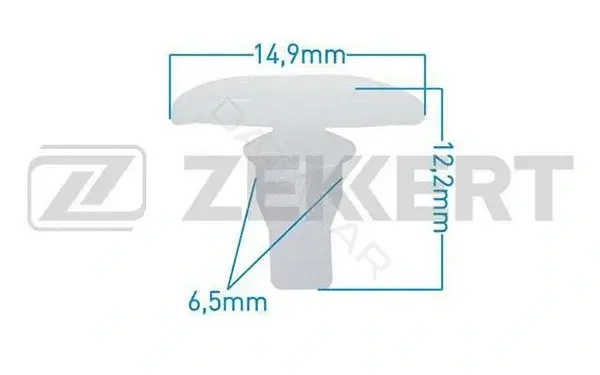 Клипса молдинга ZEKKERT BE-2213