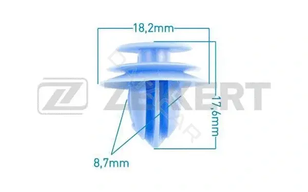 Клипса молдинга ZEKKERT BE-2255