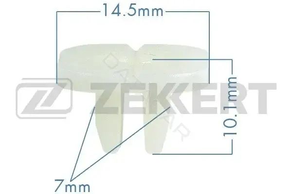 Клипса молдинга ZEKKERT BE-2347