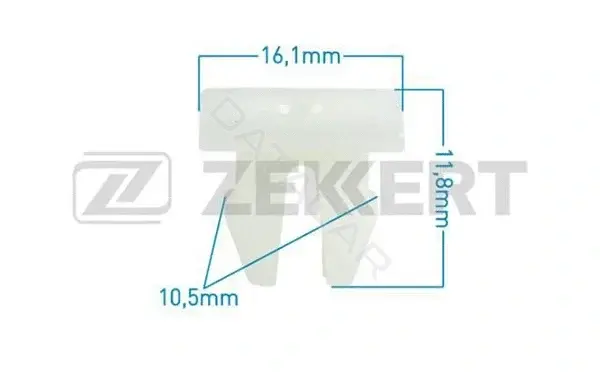 Клипса молдинга ZEKKERT BE-2380