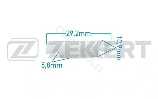 Клипса молдинга ZEKKERT BE-2388