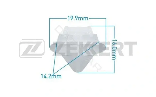 Клипса молдинга ZEKKERT BE-2407
