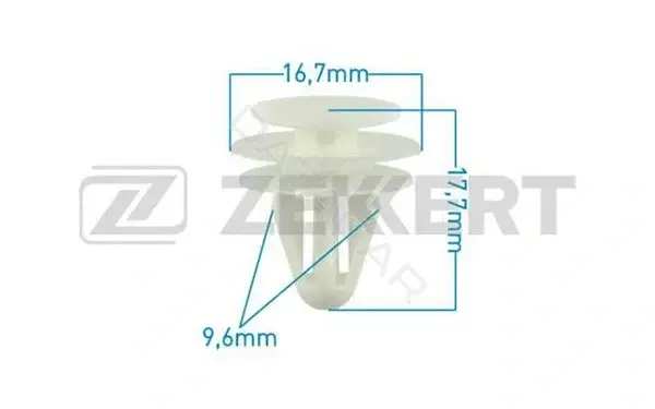 Клипса молдинга ZEKKERT BE-2413