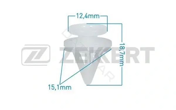 Клипса молдинга ZEKKERT BE-2511