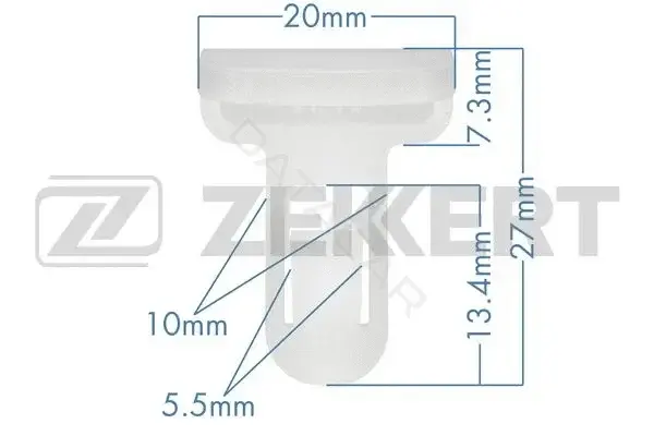 Клипса молдинга ZEKKERT BE-2517