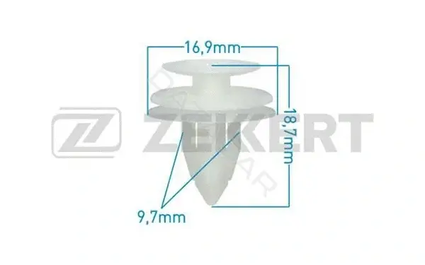 Клипса молдинга ZEKKERT BE-2526