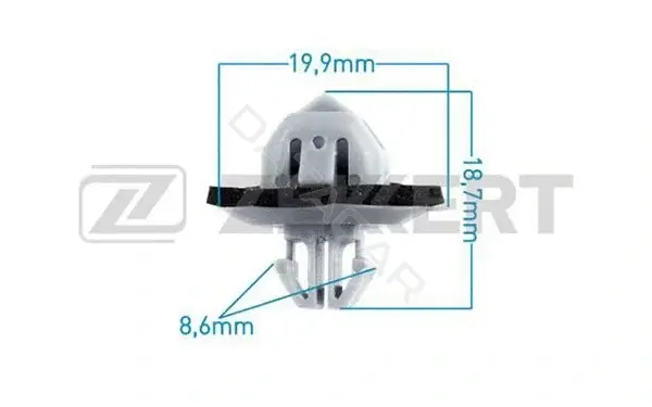 Клипса молдинга ZEKKERT BE-2567
