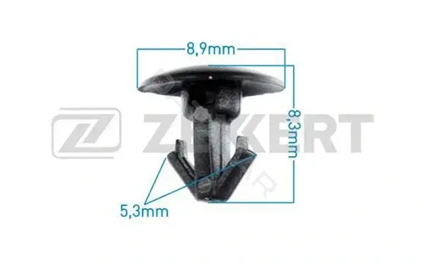 Клипса молдинга ZEKKERT BE-2676