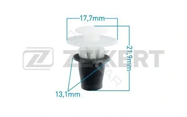 Клипса молдинга ZEKKERT BE-2723
