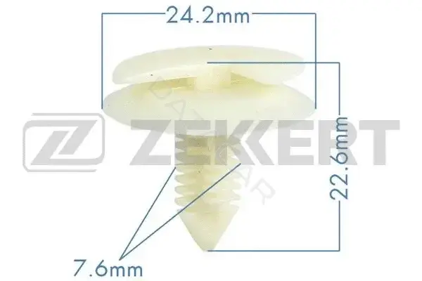 Клипса молдинга ZEKKERT BE-2750