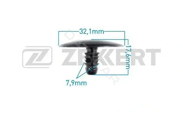 Клипса молдинга ZEKKERT BE-2775