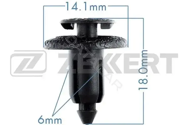 Клипса молдинга ZEKKERT BE-2789