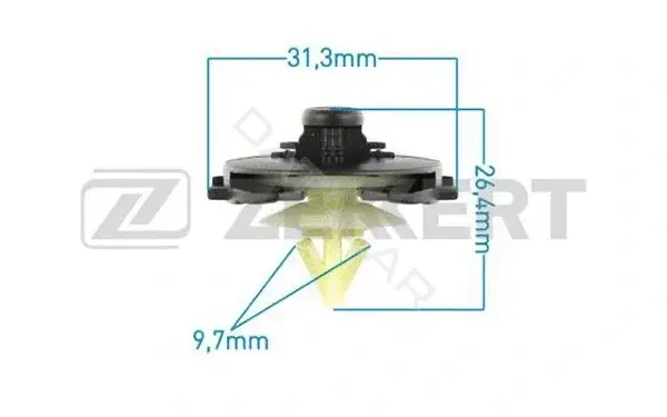 Клипса молдинга ZEKKERT BE-2801