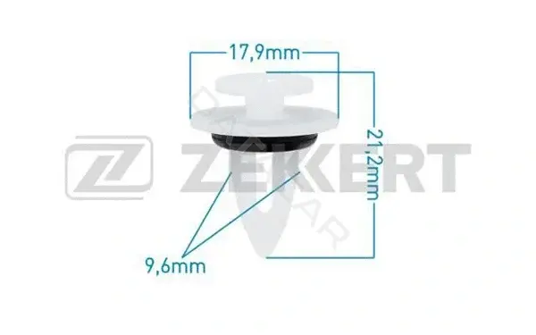 Клипса молдинга ZEKKERT BE-2882