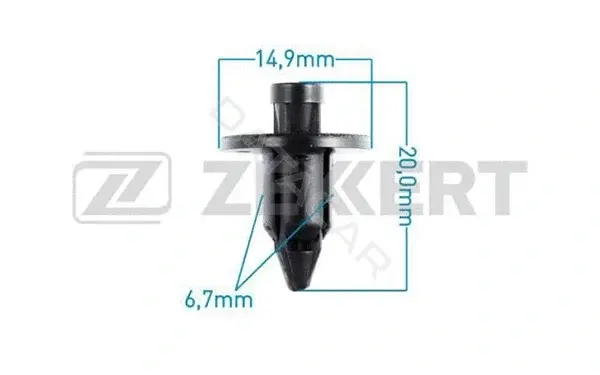 Клипса молдинга ZEKKERT BE-2929