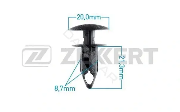 Клипса молдинга ZEKKERT BE-2941
