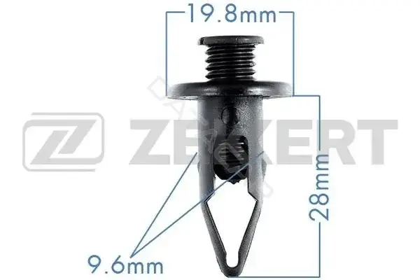 Клипса молдинга ZEKKERT BE-2968