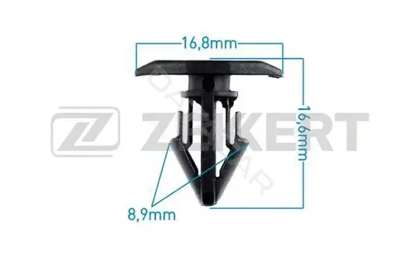 Клипса молдинга ZEKKERT BE-3043