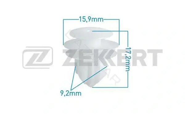 Клипса молдинга ZEKKERT BE-3115