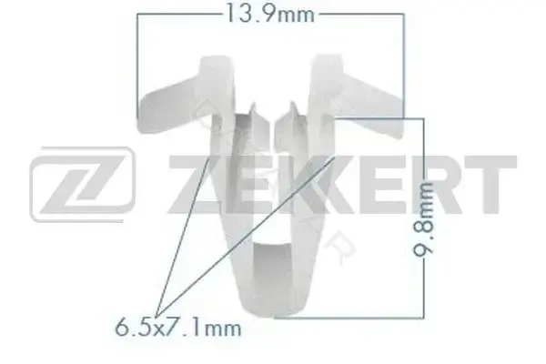 Клипса молдинга ZEKKERT BE-3217