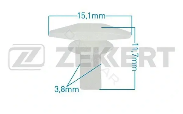 Клипса молдинга ZEKKERT BE-3284