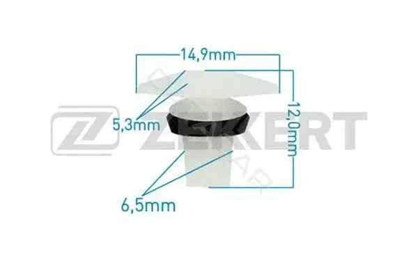 Клипса молдинга ZEKKERT BE-3288