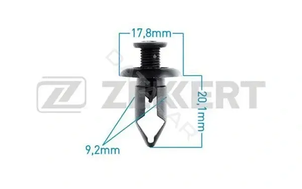 Клипса молдинга ZEKKERT BE-3303