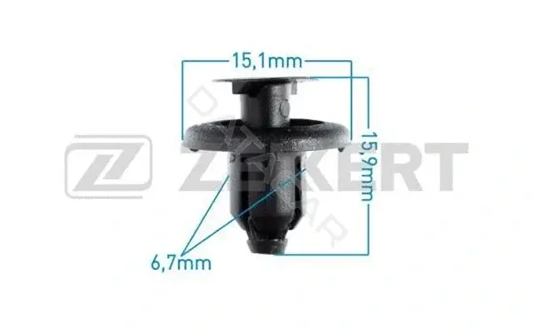 Клипса молдинга ZEKKERT BE-3413