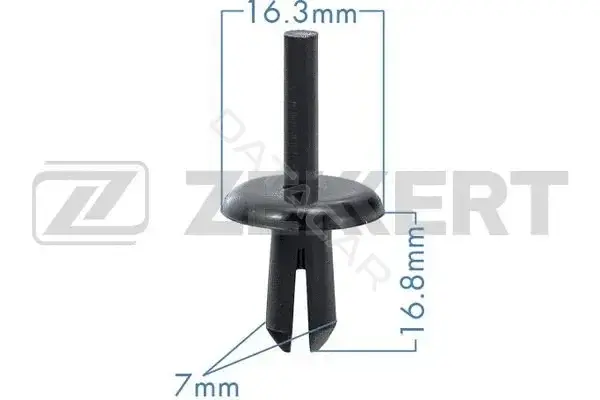 Клипса молдинга ZEKKERT BE-3459