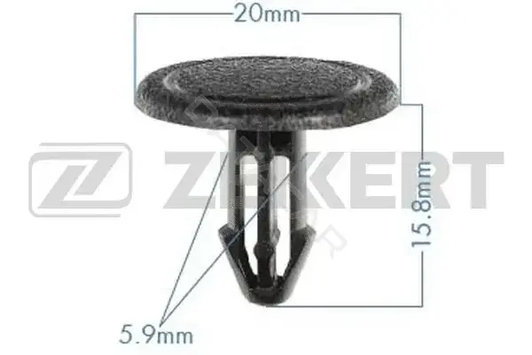 Клипса молдинга ZEKKERT BE-3508