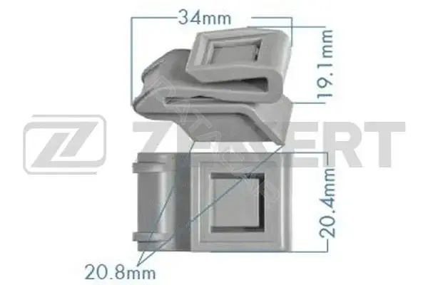 Клипса молдинга ZEKKERT BE-3518