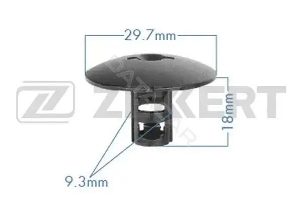 Клипса молдинга ZEKKERT BE-3528