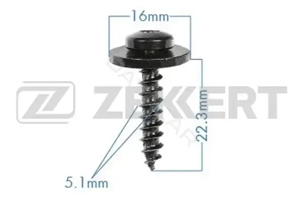 Клипса молдинга ZEKKERT BE-3531