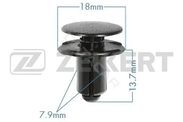 Клипса молдинга ZEKKERT BE-3547