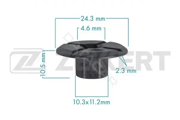 Клипса молдинга ZEKKERT BE-3561