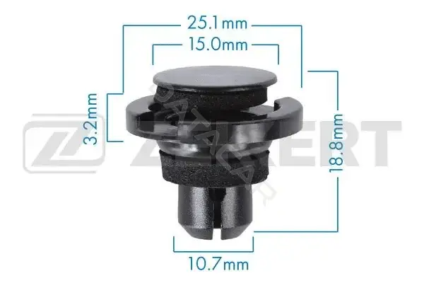 Клипса молдинга ZEKKERT BE-3562