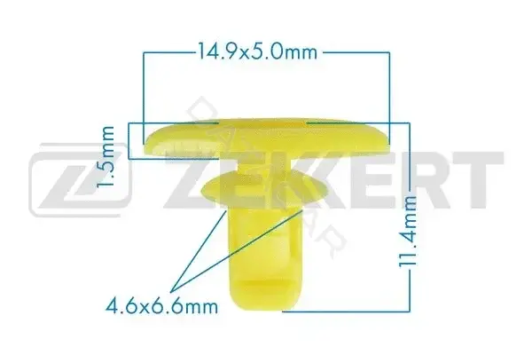 Клипса молдинга ZEKKERT BE-3592