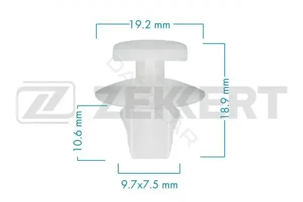Клипса молдинга ZEKKERT BE-3599