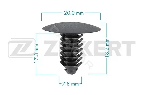 Клипса молдинга ZEKKERT BE-3600