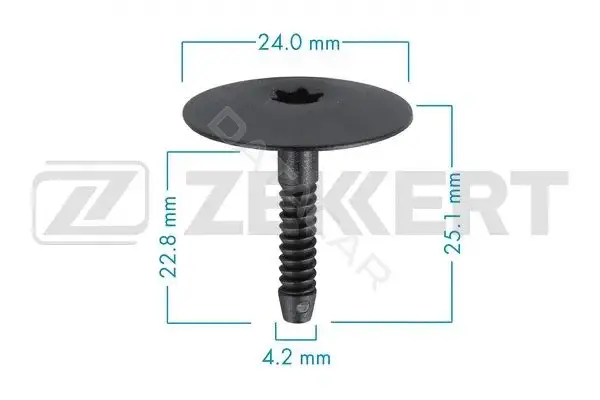 Клипса молдинга ZEKKERT BE-3614