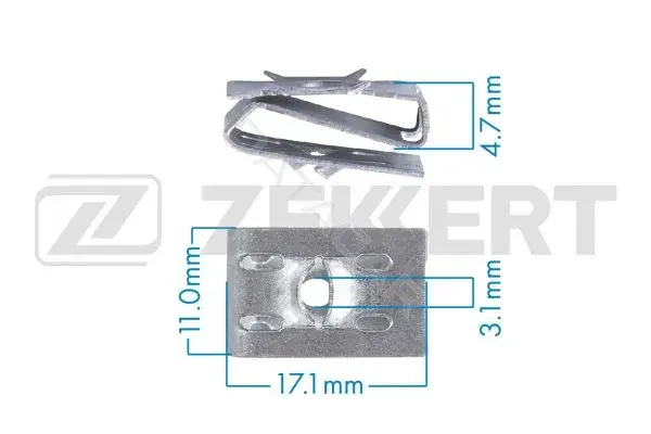 Клипса молдинга ZEKKERT BE-3658