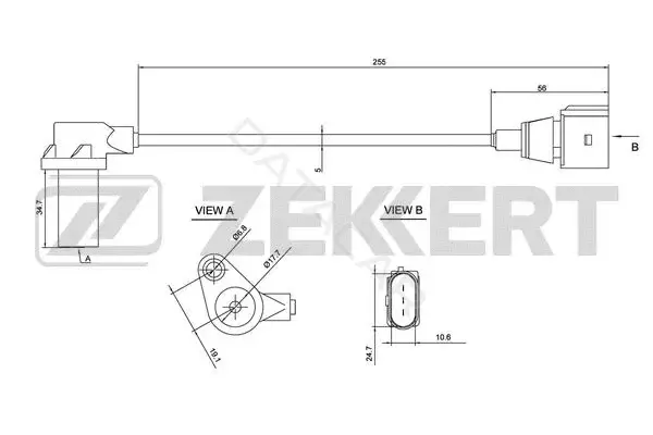 Датчик давления воздуха ZEKKERT SE-4002