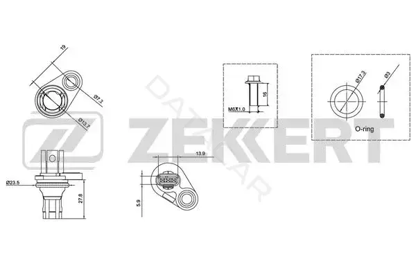 Датчик давления воздуха ZEKKERT SE-4015