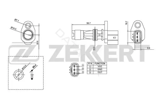 Блок управления двигателем ZEKKERT SE-4009