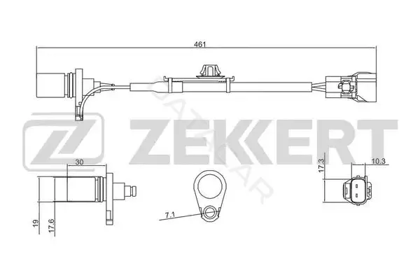 Блок управления двигателем ZEKKERT SE-4023