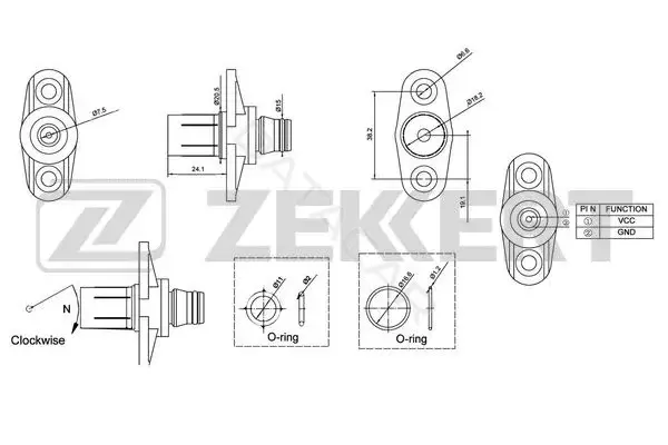 Блок управления двигателем ZEKKERT SE-5007