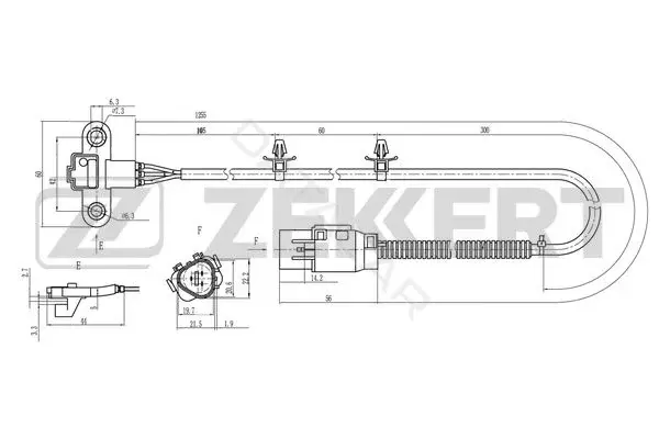 Датчик давления воздуха ZEKKERT SE-4048