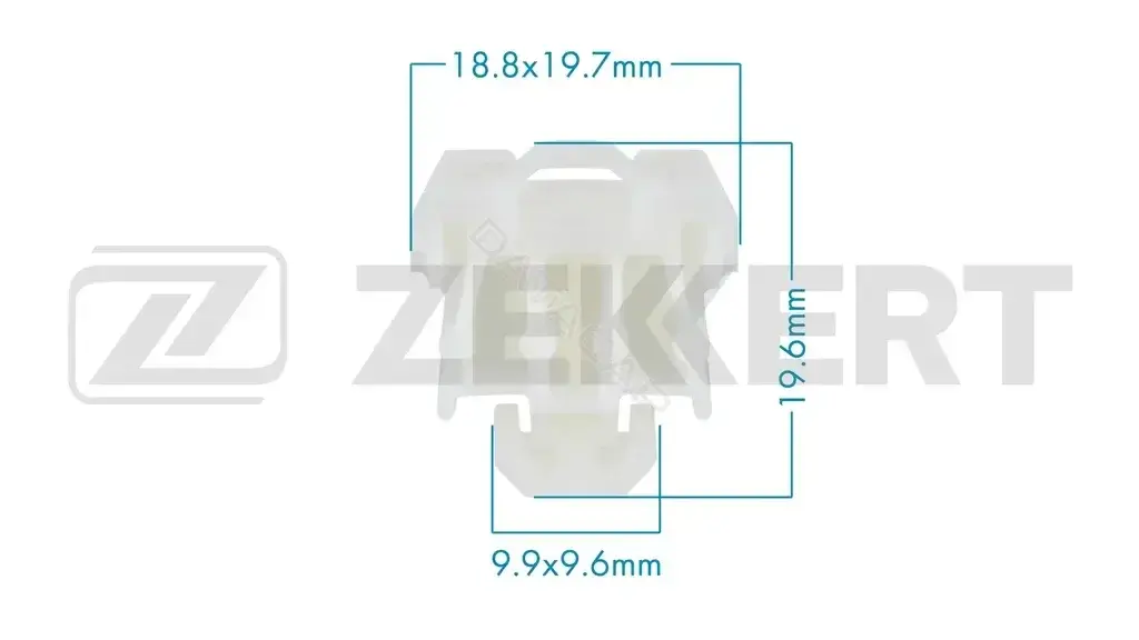 Клипса молдинга ZEKKERT BE-3835